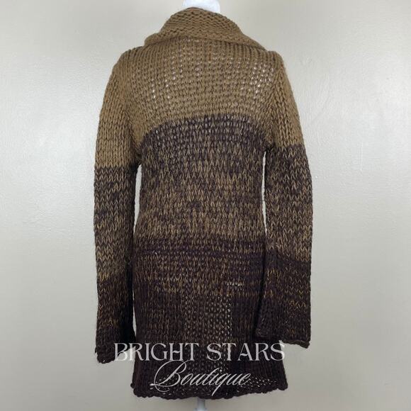 Rare Vintage Knit Ombre Knit Duster Cardigan ASO Mary-Kate Olsen ALT Willow - Picture 6 of 12